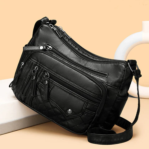 Bolso Multifuncional de Cuero Sintético Premium – Elegante, Ligero y Antirrobo