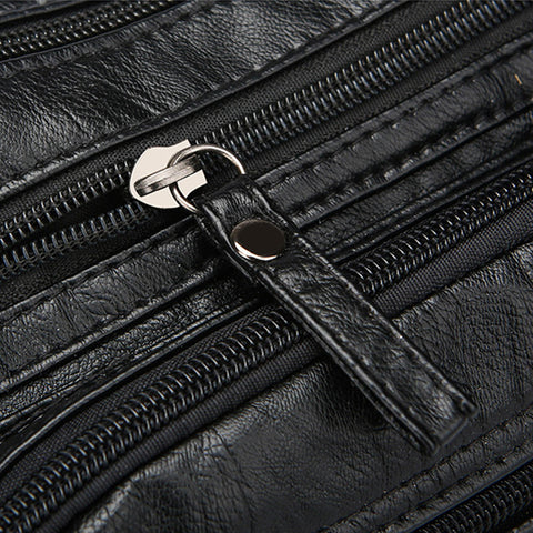 Bolso Multifuncional de Cuero Sintético Premium – Elegante, Ligero y Antirrobo