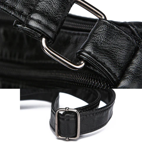 Bolso Multifuncional de Cuero Sintético Premium – Elegante, Ligero y Antirrobo