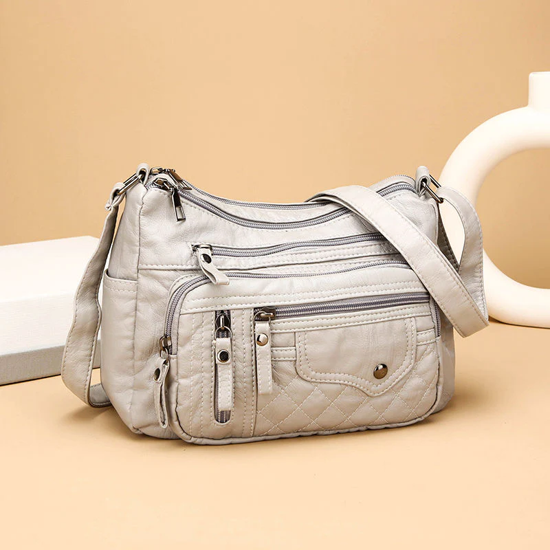 Bolso Multifuncional de Cuero Sintético Premium – Elegante, Ligero y Antirrobo